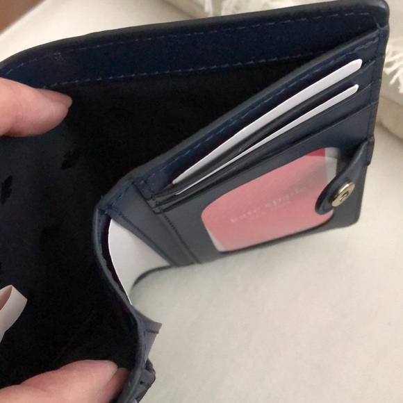 KATE SPADE ♠️ Medium Slim Bifold Wallet Navy NWT - Picture 5 of 7